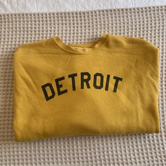 Ink Detroit yellow sweatshirt - Picture 3 of 4